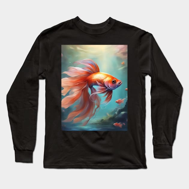 Masters of the Deep Long Sleeve T-Shirt by animegirlnft